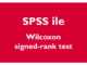 wilcoxon signed rank test